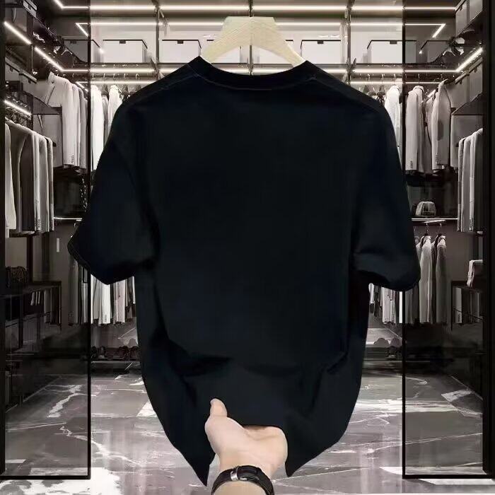 1506/QD43750/P32痞帅高级感短袖男士t恤夏季潮流百搭个性体恤衫,男装T恤,星座1506
