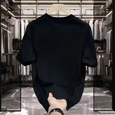 1506/QD43750/P32痞帅高级感短袖男士t恤夏季潮流百搭个性体恤衫，男装T恤，星座1506