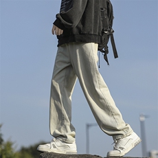 美式潮流高街复古宽松水洗牛仔裤KN01P50，男装牛仔裤，电商D325