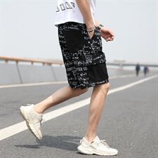 20夏季新款日系大码迷彩工装宽松潮流五分裤休闲短裤DK303-P45，男装休闲裤，电商A009A（原A058A）