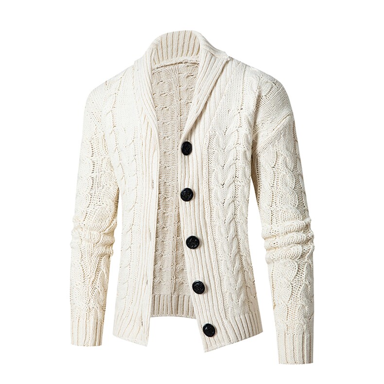 秋冬时尚翻领长袖修身针织衫男士大码外套开衫毛衣Men'sknitwear,男装针织衫/毛衣,星座306A