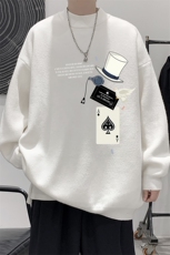 8XL半高领毛衣男大码胖子针织衫毛线衣M18373-P45加绒款-P65，男装针织衫/毛衣，电商A040