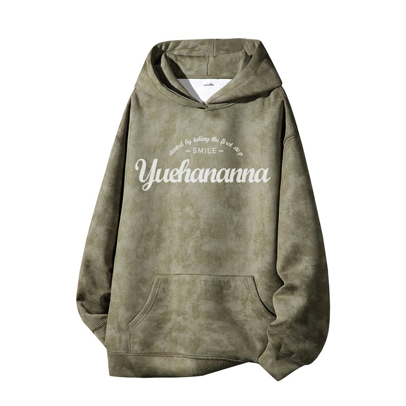 得物供货、重磅420克现货麂皮绒扎染卫衣HD019-1-WL25342ZR-P45,男装卫衣,电商019-1