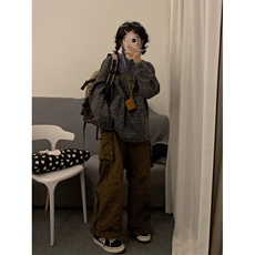 复古美式撞色条纹摇粒绒立领拉链卫衣外套男女23秋冬，男装卫衣，星座716-2
