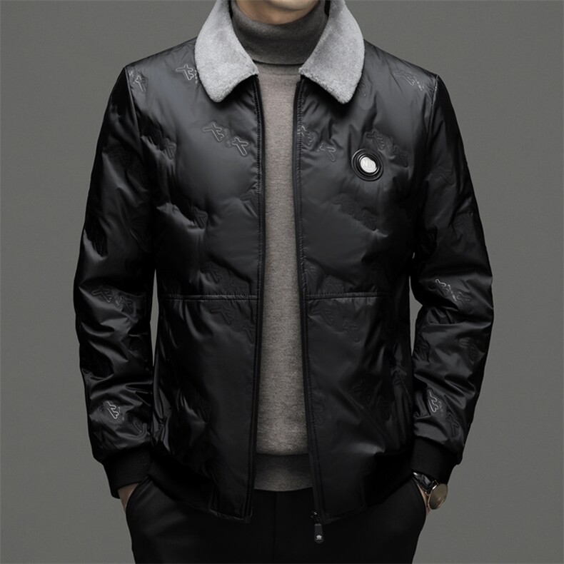 CSYR95512钱塘2020-冬季厚款商务休闲百搭中年男士翻领羽绒服P245,男装羽绒服,钱塘207-2