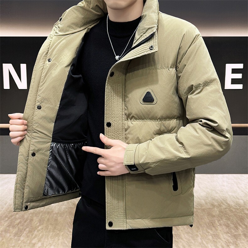 DS-A225标50冬季新款男士立领内衬石墨烯白鸭绒羽绒服3139P165，男装羽绒服，电商A225