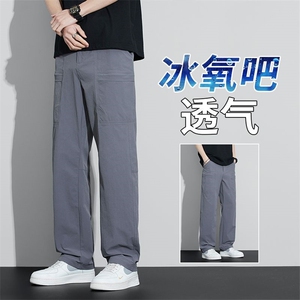 2025新款工装裤男士夏季宽松直筒休闲裤美式多口袋裤子Y959现货