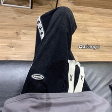 XZ616秋季新款百搭灯芯绒织带贴标拖地裤TY417P55控68，男装休闲裤，星座512A（原616）