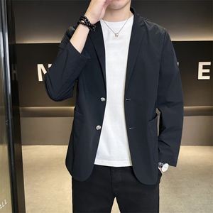 春季新款商务风西装外套男休闲西服男士西服JK02628-P83图片