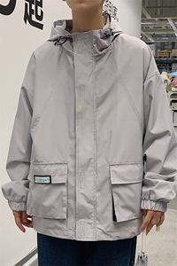 1港风秋季休闲宽松潮流百搭大码M-5XL工装夹克外套男7210P78控98图片