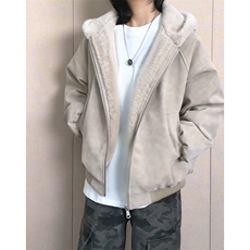 现货高品质美式高街冬季重磅座山雕大毛毛领pu皮棉衣男女加厚外套，男装皮衣，电商A443