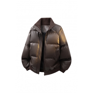MY253-特P110控188 100聚酯纤维立领棉衣外套男棉服3D面包服图片