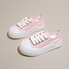 帆布鞋女2024夏季新款学生韩版ins百搭厚底板鞋春秋休闲鞋，女鞋帆布鞋，电商A223