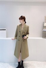 现货/韩系长款西装外套档口主推，女装西装，HEMAIXI 和麥熙