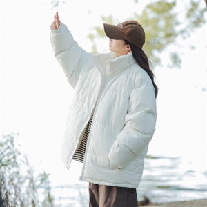 抖音直播连帽棉衣假两件加厚棉袄情侣款百搭面包服MY111-P65图片