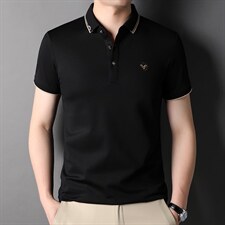 D22763钱塘2020-2夏季男士精品休闲翻领短袖T恤P54，男装T恤，钱塘207-2