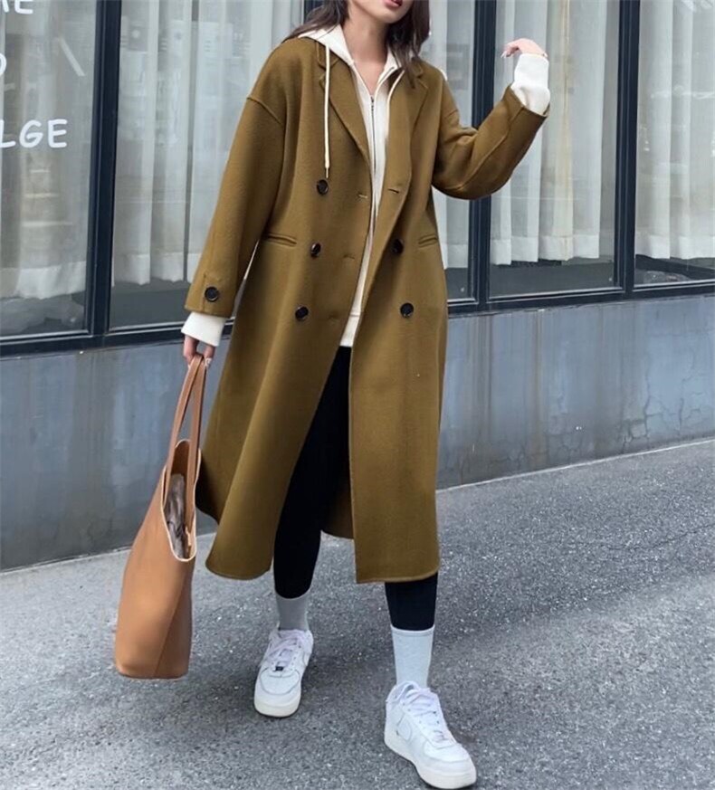 时尚双面羊绒大衣，其它，YNJDD