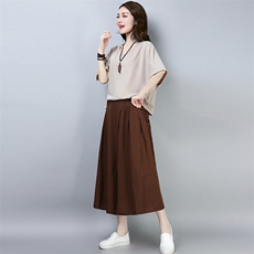 2022年夏季新款套装女洋气减龄韩版休闲气质减龄两件套装阔腿裤，女装套装/套裙，简韵佳