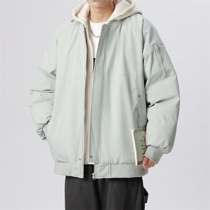 无影墙美式假两件棉服外套男2026秋冬宽松棉衣夹克 A436-2583-P95图片