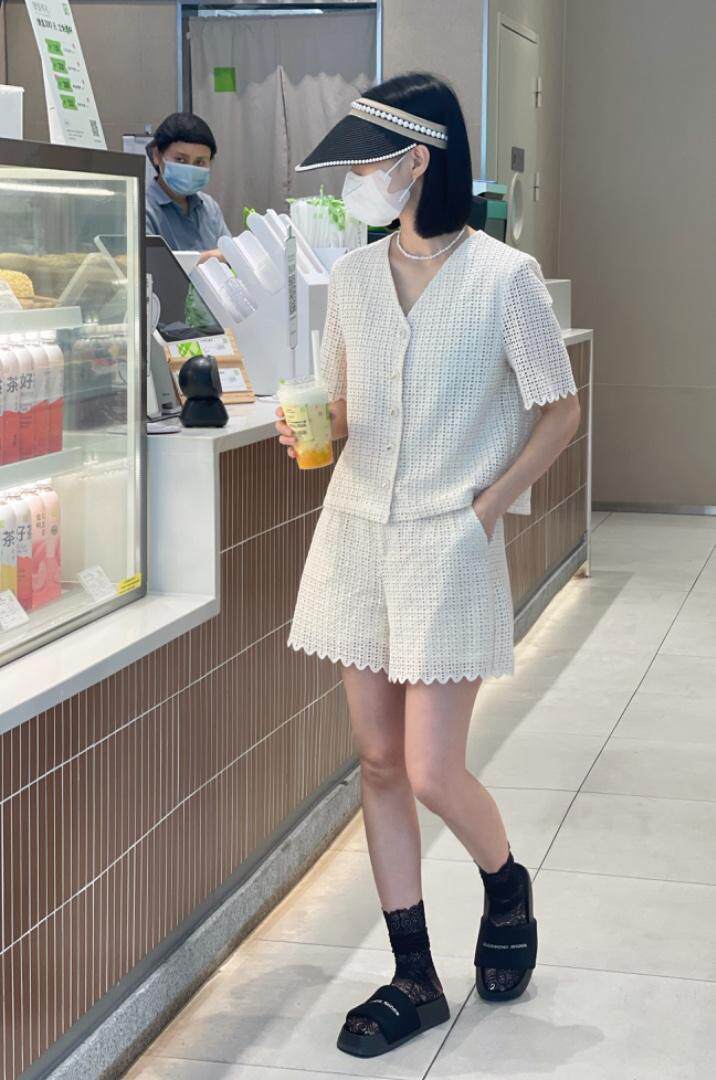 蕾丝套装，女装职业装，雷洛奇丽