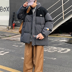 新款百搭设计感港风棉衣M063-P90控148，男装棉衣，星座717