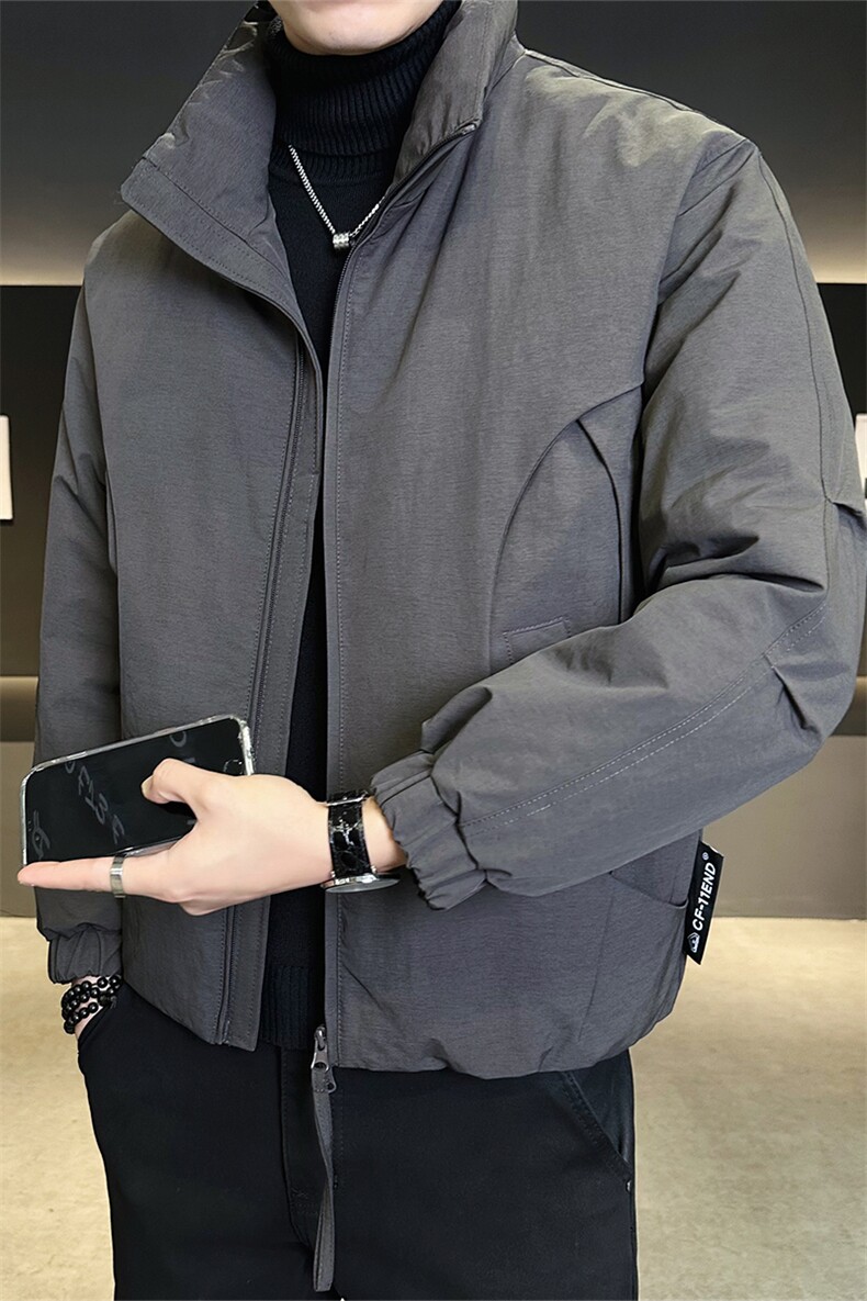 数据男士羽绒服标50保暖外套纯色休闲上衣B317/86562/P195,男装羽绒服,电商B317