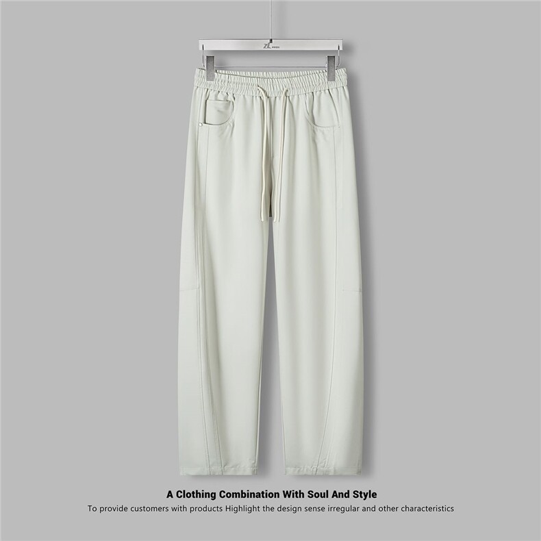 男宽松纯色休闲长裤阳离子男休闲长裤运动裤A329-K9903-P60，女装休闲裤，电商A329