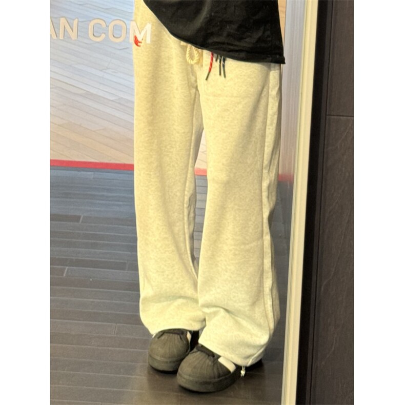【有货】K391LL-特P45复古撞色运动卫裤男女嘻哈粗绳裤子,男装休闲裤,星座1007（原301D）