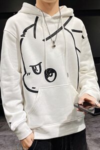 【】A003-HW3081-P55冬装新款加绒连帽男士卫衣 家乐图片