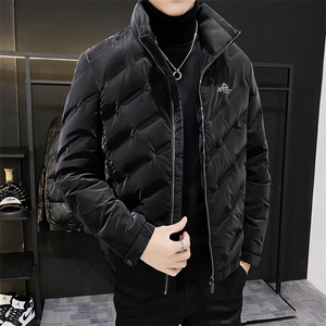 1903B 2067 冬季立领中青老年羽绒服外套保暖防寒羽绒衣潮男图片