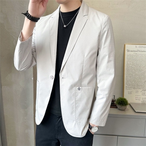 店主风品质款小西装外套时尚休闲男装夹克C317-811-P115图片