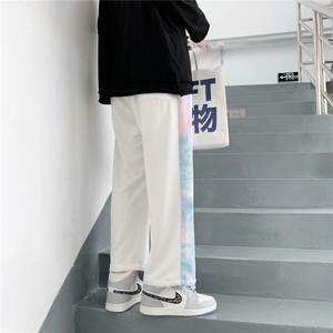 218-1-P26-CKH27夏季宽松休闲松紧裤脚休闲裤图片