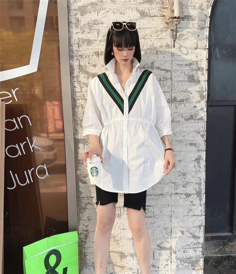 爱美欧新款现货织带衬衣，其它，爱美欧