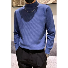 半高领毛衣男春秋季纯色休闲打底线衣日系潮流简约M826-P48，男装针织衫/毛衣，星座1109-3
