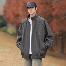 现货美式休闲加厚雪山棉衣夹克外套立领纯色三防户外工装棉服，男装夹克，电商A486