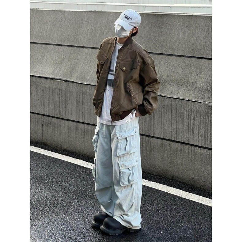 【有货】M8067LL-特83美式复古灯芯绒工装夹克cleanfit夹棉外套,男装夹克,星座1007（原301D）