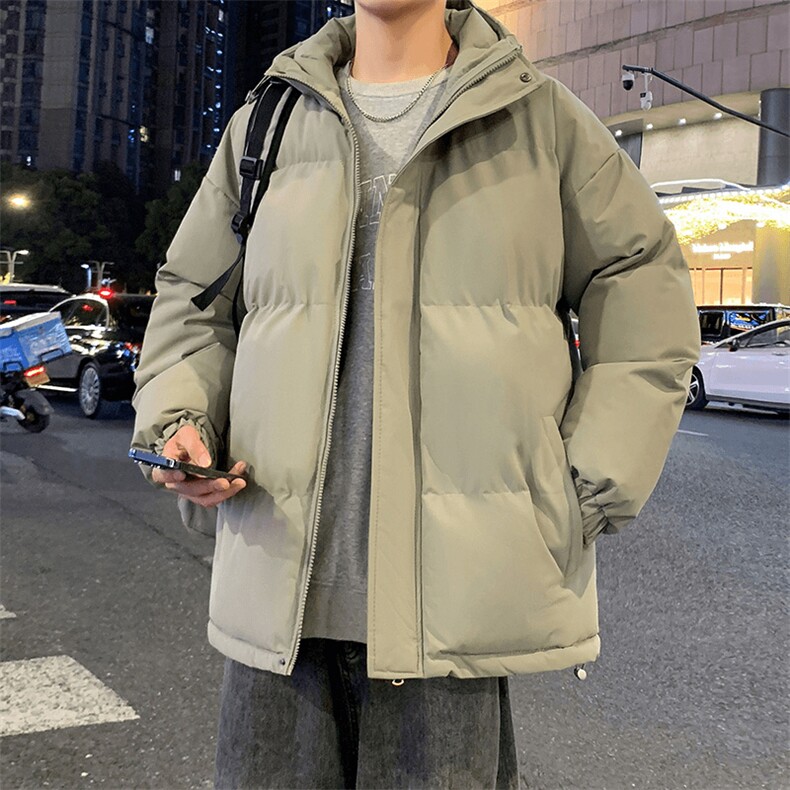 现货高品质美式高街冬季重磅三防加厚羽绒棉衣厚外套面包棉服,男装棉衣,电商A443