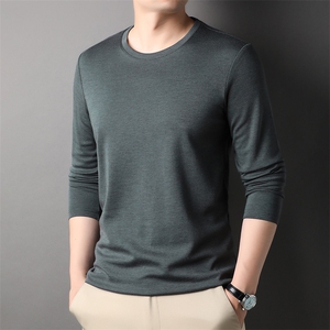 AG88151钱塘2020-3春季新款中年男士时尚休闲长袖T桖高品质P70图片