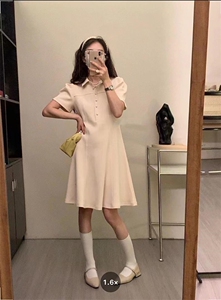 夏装韩版POLO裙短款图片