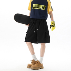 短裤男美式工装抖音品质夏季百搭多口袋五分裤子-A1056TP30控48，男装牛仔裤，电商B241