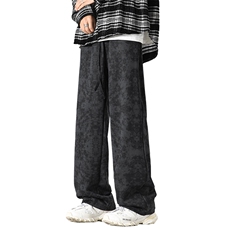 秋冬新款潮牌脏脏裤运动休闲卫裤美式做旧阔腿裤老爹裤K903-P38，男装休闲裤，电商A441