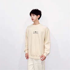 抖音得物现货高品质美式宽松圆领印花卫衣新款重磅卫衣ADY104，男装卫衣，电商A443
