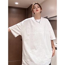 1中性钢印字母设计潮大码M-5XL短袖T恤男DT77775P25块特价控48，男装T恤，星座226-2