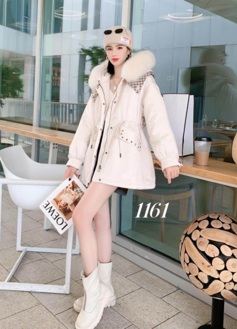 【现货】冬季新款2021新款双面羊绒可脱卸派克服，其它，珍·洛曼