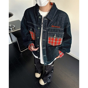 春季牛仔外套男2025年新款痞帅宽松夹克JK8364-P72图片