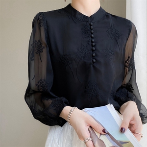 2025年夏季常规修身型休闲短袖落肩袖醋酸套头百搭雪纺上衣图片