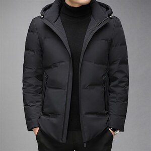 男士羽绒服冬季新款连帽中青年男装鸭绒保暖休闲外套HCZ7078-P345图片