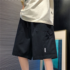 裤子男夏季日系工装直筒短裤宽松五分裤运动休闲裤潮DK0730-P30，男装休闲裤，星座308B-1