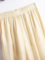 欧美外贸原单大牌出口尾单剪标撤柜折扣大码夏装上衣+阔腿裤套装，女装套装/套裙，水衣源