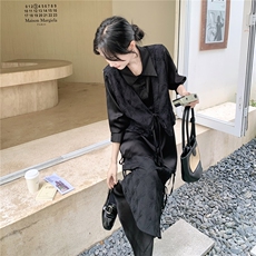 现货2D078-T1933-T175K258酷飒风设计感假两件衬衫+半裙2件套，女装套装/套裙，2D078